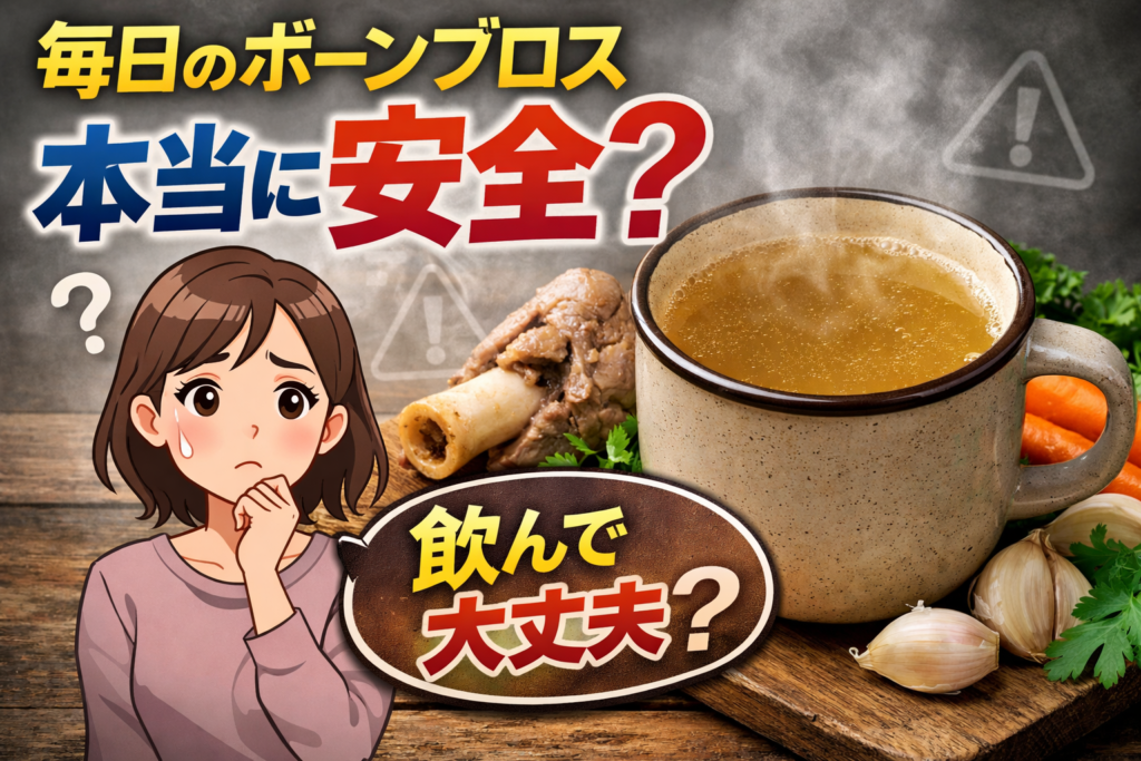毎日のボーンブロス、本当に安全？危険性を解明