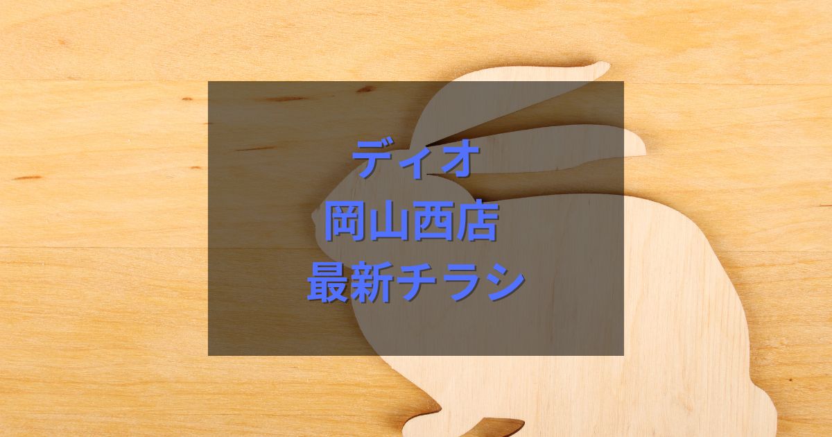 ディオ岡山西店の最新チラシ