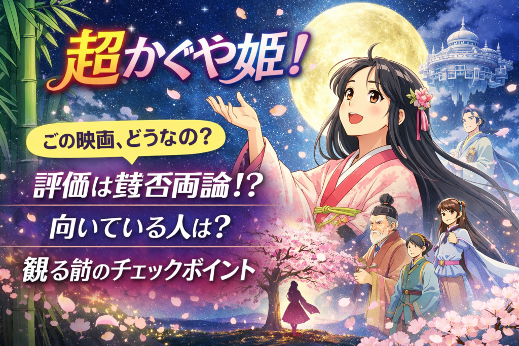 映画「超かぐや姫！」の評価は？面白い・つまらない評判を徹底調査