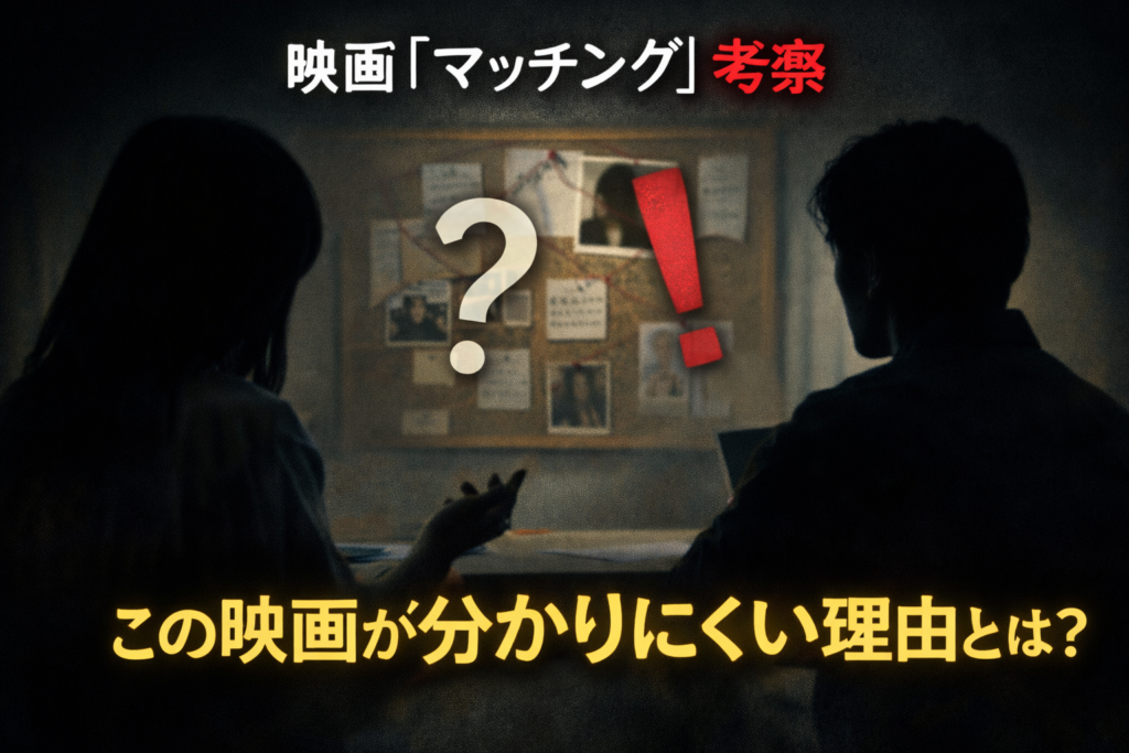 映画マッチング考察｜理解が難しい理由と本当の怖さを解説