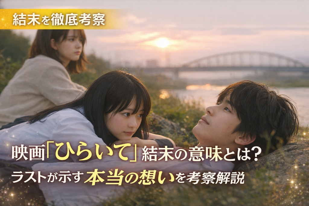 映画『ひらいて』結末の意味とは？ラストが示す本当の想いを考察解説